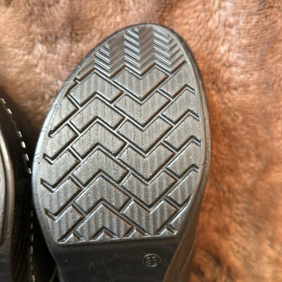 DANSKO Black Leather Clogs Sz EU 38 (US 7.5-8) - Picture 9 of 13